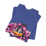 Delicious Pink Duck Graphic Tee — Cute Retro Streetwear T-Shirt