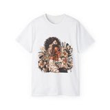 Glam Coffee Girl Graphic T-Shirt