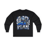 God Has a Plan Christian Graphic Long Sleeve Shirt
