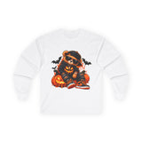 Halloween Streetwear Teddy Bear Graphic Long Sleeve