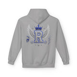 Royal R Crest Hoodie — Winged Letter R Crown Graphic Hoodie