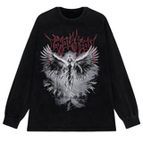 Y2k Gothic Punk Style Men T Shirt Clothes Harajuku Oversized T-shirt Top Tee High Street Hipster Summer Streetwear Anime Clothes