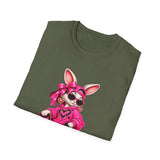 Kangaroo Skater Pink Graphic T-Shirt