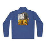 Quarter-Zip Pullover — "Move in Silence" Graphic