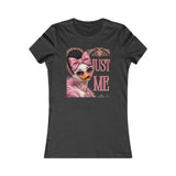 Just Me Womens Tee - Glam Duck Graphic Shirt