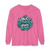 Unisex Keep Going Motivational Graphic Long Sleeve T-Shirt