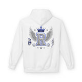 Royal R Crest Hoodie — Winged Letter R Crown Graphic Hoodie