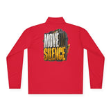 Quarter-Zip Pullover — "Move in Silence" Graphic