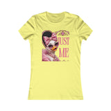 Just Me Womens Tee - Glam Duck Graphic Shirt
