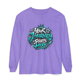 Unisex Keep Going Motivational Graphic Long Sleeve T-Shirt