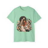 Glam Coffee Girl Graphic T-Shirt