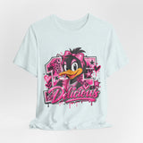 Delicious Pink Duck Graphic Tee — Cute Retro Streetwear T-Shirt