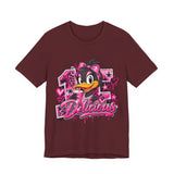 Delicious Pink Duck Graphic Tee — Cute Retro Streetwear T-Shirt