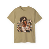 Glam Coffee Girl Graphic T-Shirt