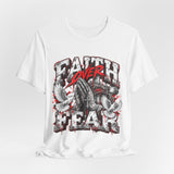 Faith Over Fear T‑Shirt — Prayer Hands & Doves Christian Tee
