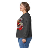 Money Makes Moves Teddy Bear Graphic Long Sleeve Shirt