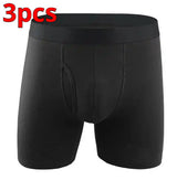 European-size Men's Long-style Plus-size Underwear - Gray