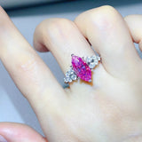 5 carat moissanite ring crafted in 925 sterling silver with a brilliant sparkling gemstone.