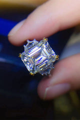 5 Carat Moissanite 925 Sterling Silver Ring - Silver