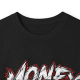 Money Makes Moves Teddy Bear Graphic Long Sleeve Shirt
