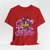Delicious Pink Duck Graphic Tee — Cute Retro Streetwear T-Shirt