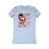 Just Me Womens Tee - Glam Duck Graphic Shirt
