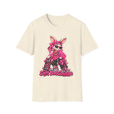 Kangaroo Skater Pink Graphic T-Shirt