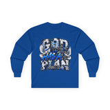 God Has a Plan Christian Graphic Long Sleeve Shirt