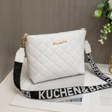 Small Messenger Bag For Women Trend Lingge Embroidery Female Shoulder