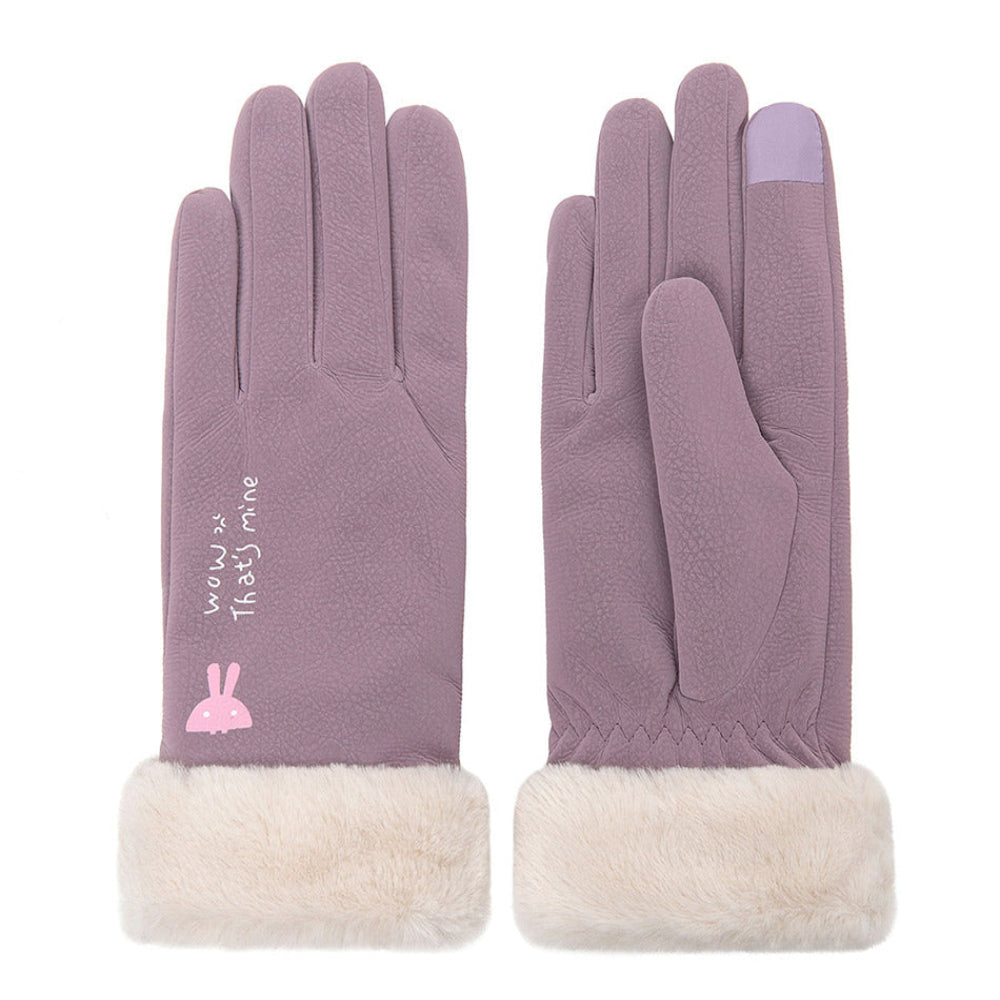 winter gloves - Pink