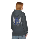 Royal R Crest Hoodie — Winged Letter R Crown Graphic Hoodie