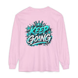 Unisex Keep Going Motivational Graphic Long Sleeve T-Shirt