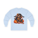 Halloween Streetwear Teddy Bear Graphic Long Sleeve