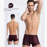 4-Pack Men's Boxer Briefs - 2gray 2red