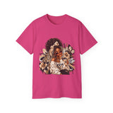 Glam Coffee Girl Graphic T-Shirt