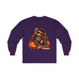 Halloween Streetwear Teddy Bear Graphic Long Sleeve