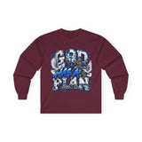 God Has a Plan Christian Graphic Long Sleeve Shirt