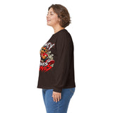 Money Makes Moves Teddy Bear Graphic Long Sleeve Shirt