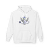 Royal R Crest Hoodie — Winged Letter R Crown Graphic Hoodie