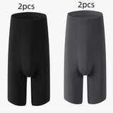 Men's breathable cotton boxer briefs for sports and everyday comfort.