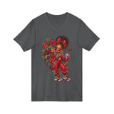 Girl Power V-Neck Tee – 'Pretty Girl Hustle' Graphic Tee for Girls & Teens