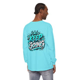 Unisex Keep Going Motivational Graphic Long Sleeve T-Shirt