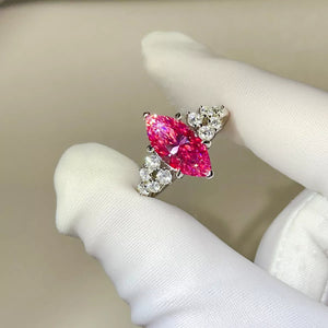 5 carat moissanite ring crafted in 925 sterling silver with a brilliant sparkling gemstone.