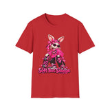 Kangaroo Skater Pink Graphic T-Shirt