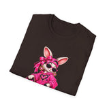 Kangaroo Skater Pink Graphic T-Shirt