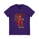 Girl Power V-Neck Tee – 'Pretty Girl Hustle' Graphic Tee for Girls & Teens