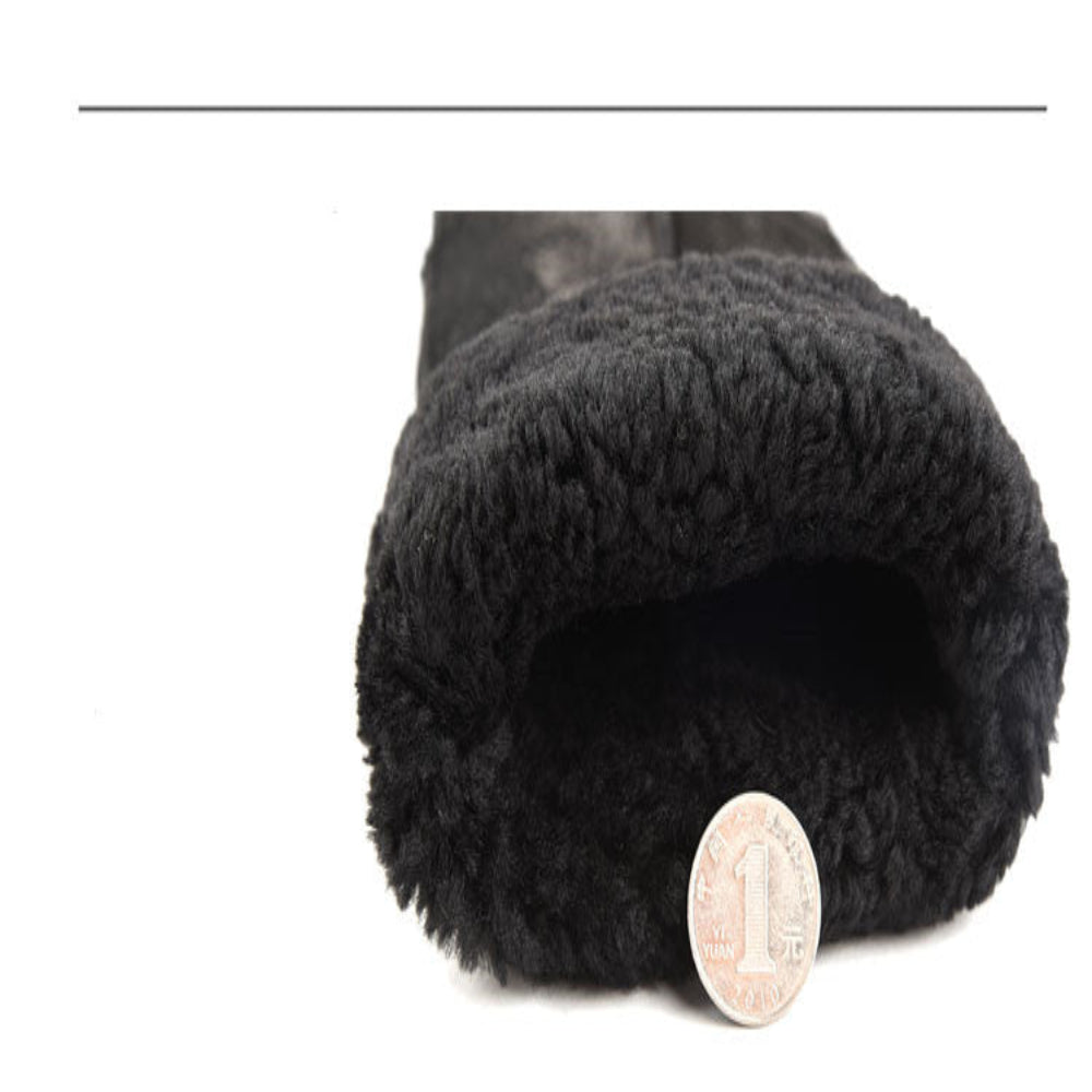 Winter Windproof Thermal Gloves for Men & Women - Black