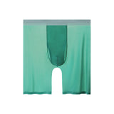 Men's Sports Ice Silk Boxer Briefs | Breathable Quick-Dry Underwear - Elegant Light Yellow