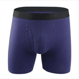 European-size Men's Long-style Plus-size Underwear - Gray
