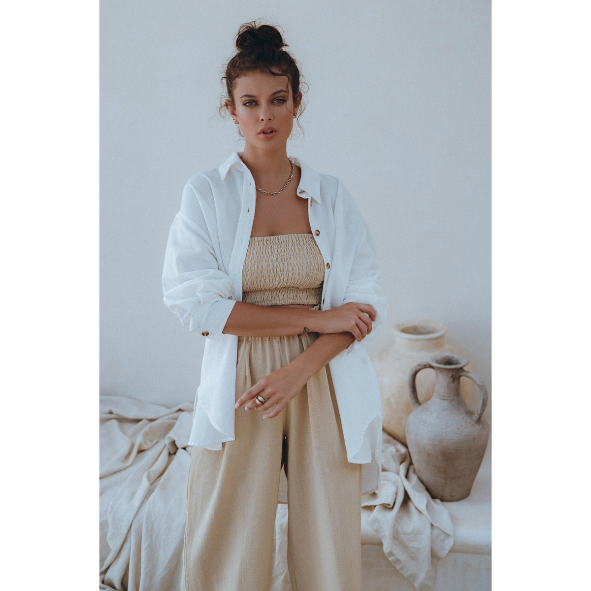 Delhi Linen Pants - S